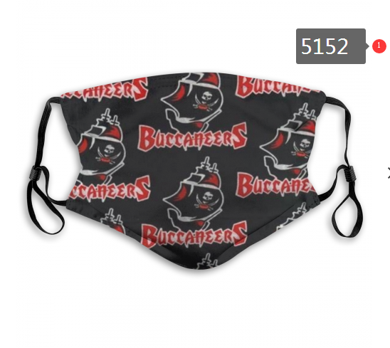 2020 NFL Tampa Bay Buccaneers #2 Dust mask with filter->nfl dust mask->Sports Accessory